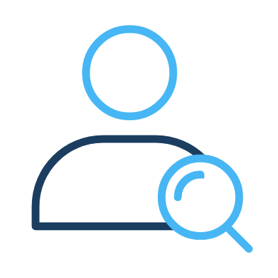 Avatar icon search icon