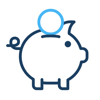 Savings pig icon